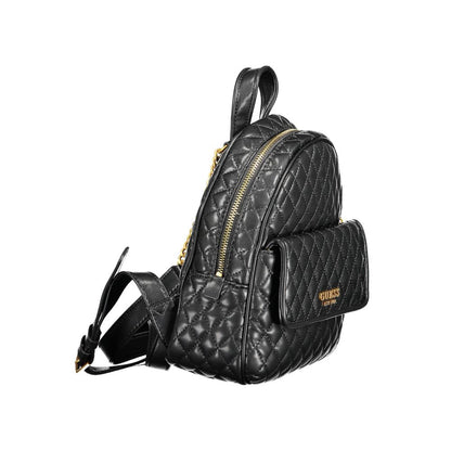Guess Jeans Black Polyethylene Backpack