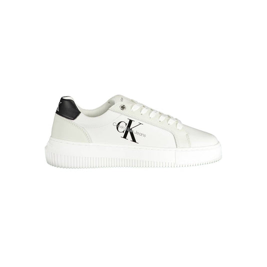 Calvin Klein White Polyester Sneaker