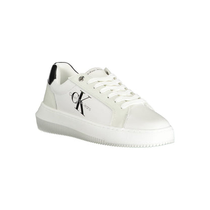 Calvin Klein White Polyester Sneaker