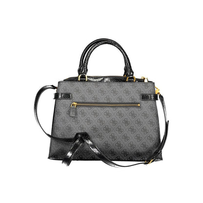 Guess Jeans Black Cotton Handbag