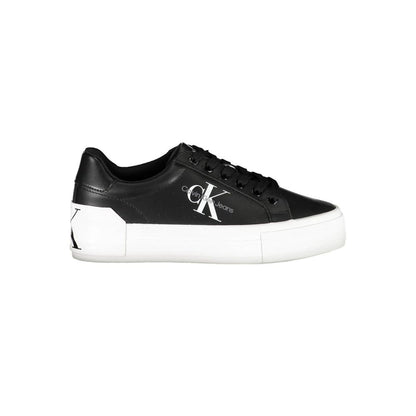 Calvin Klein Black Polyester Sneaker