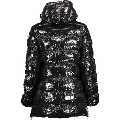 U.S. POLO ASSN. Black Polyester Jackets & Coat