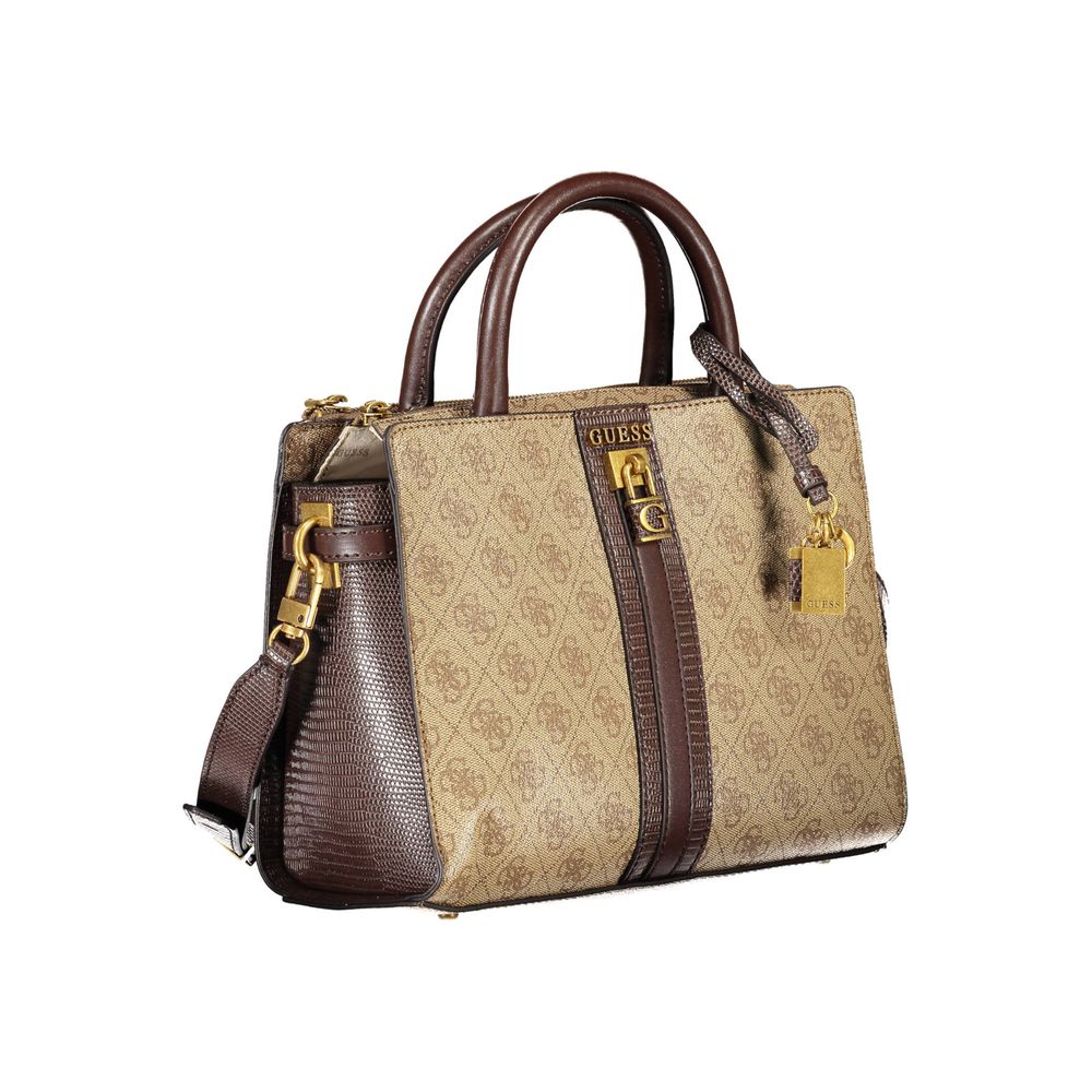 Guess Jeans Beige Polyethylene Handbag