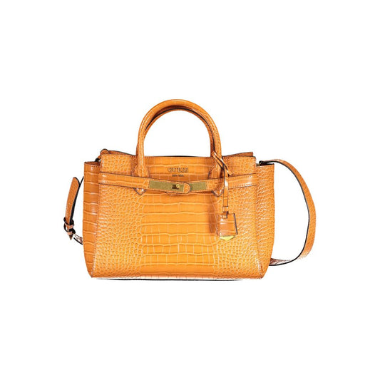 Guess Jeans Orange Polyethylene Handbag