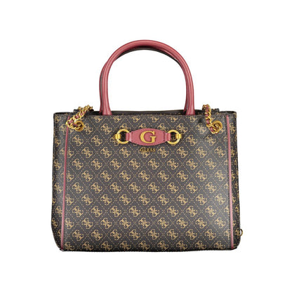 Guess Jeans Brown Polyethylene Handbag