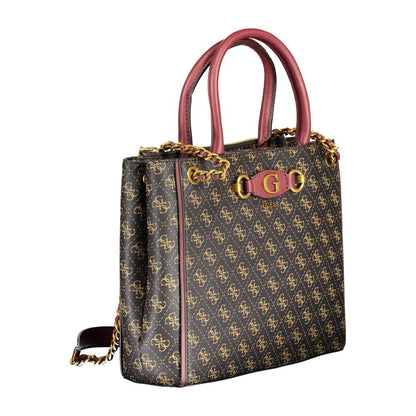 Guess Jeans Brown Polyethylene Handbag