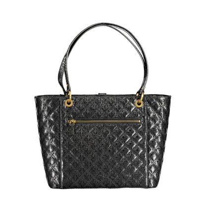Guess Jeans Black Polyethylene Handbag