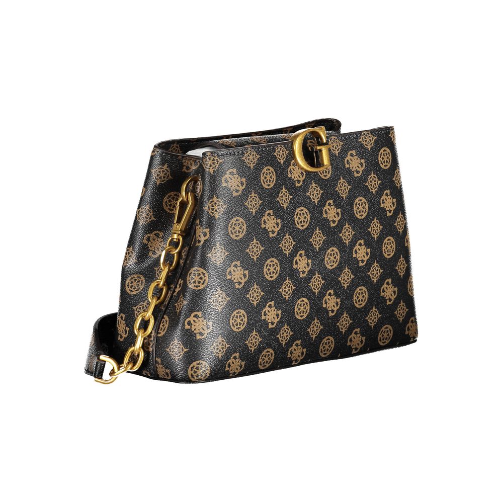 Guess Jeans Brown Polyethylene Handbag