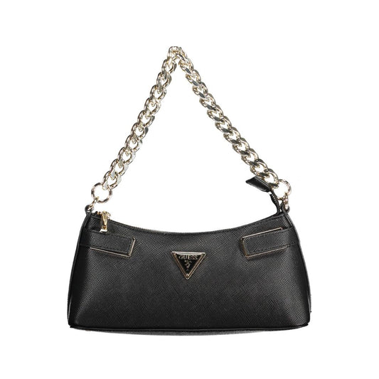 Guess Jeans Black Polyethylene Handbag