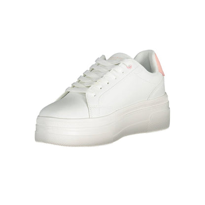 U.S. POLO ASSN. White Polyester Sneaker