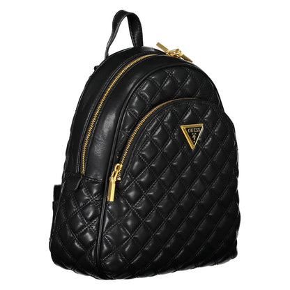 Guess Jeans Black Polyethylene Backpack