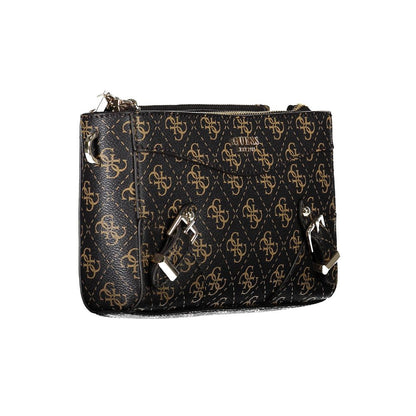 Guess Jeans Brown Polyethylene Handbag
