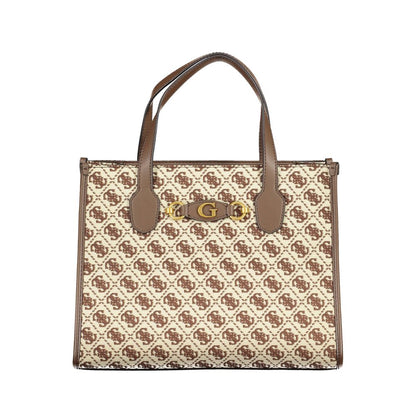 Guess Jeans Brown Polyester Handbag