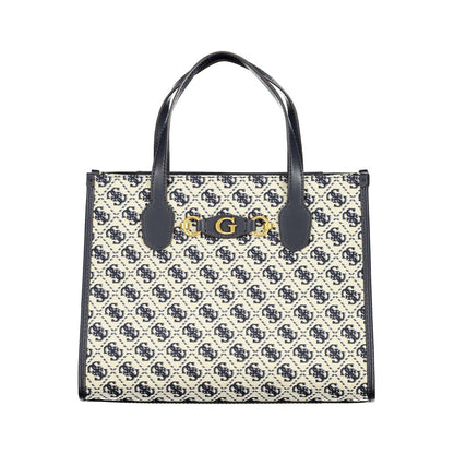Guess Jeans Blue Polyester Handbag