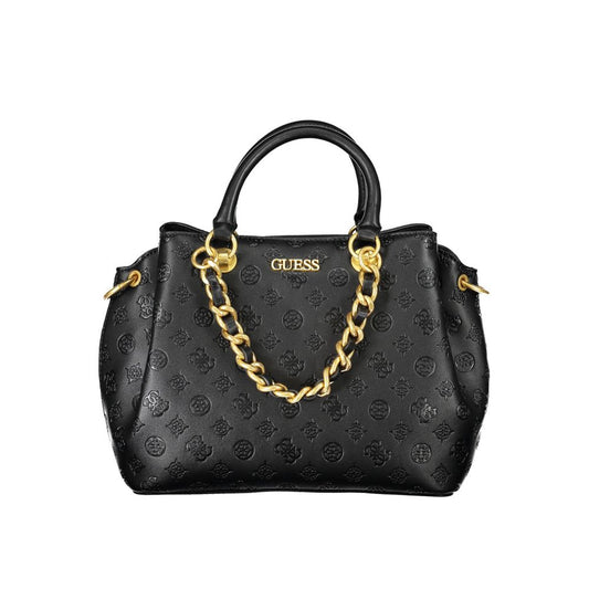 Guess Jeans Black Polyethylene Handbag