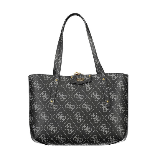 Guess Jeans Black Polyethylene Handbag