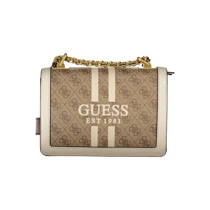 Guess Jeans Beige Polyethylene Handbag