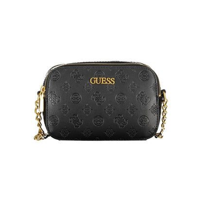 Guess Jeans Black Polyethylene Handbag