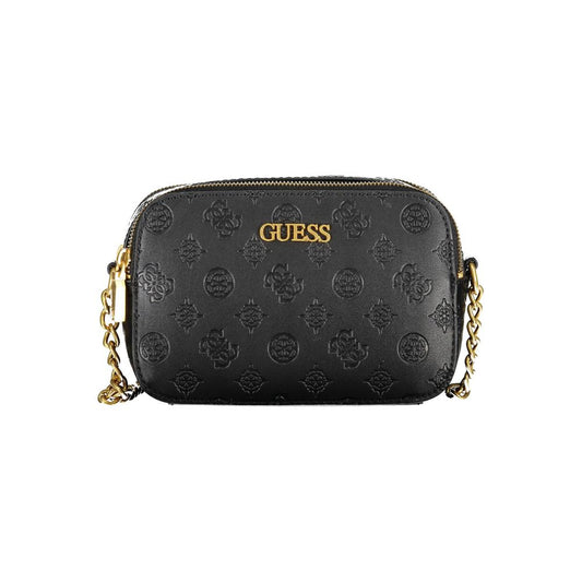 Guess Jeans Black Polyethylene Handbag