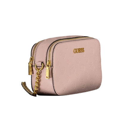 Guess Jeans Pink Polyethylene Handbag