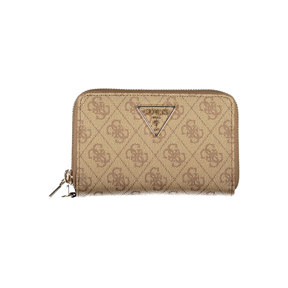 Guess Jeans Beige Polyethylene Wallet