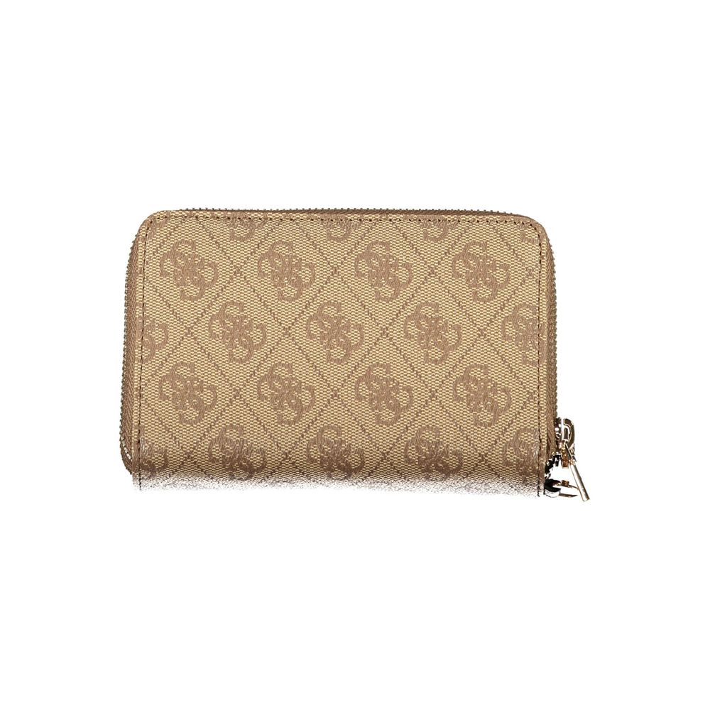Guess Jeans Beige Polyethylene Wallet