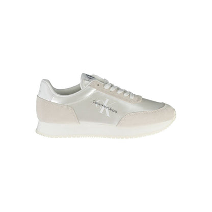 Calvin Klein White Polyester Sneaker