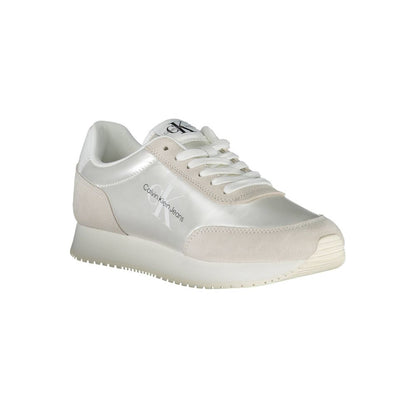 Calvin Klein White Polyester Sneaker