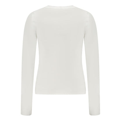 Guess Jeans White Cotton Tops & T-Shirt