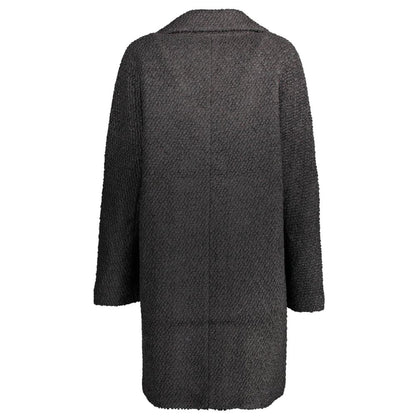 Desigual Black Polyester Jackets & Coat