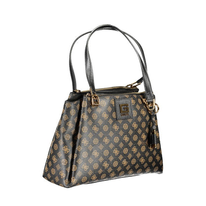 Guess Jeans Brown Polyethylene Handbag