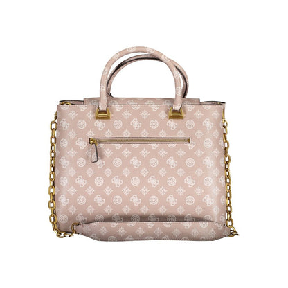 Guess Jeans Pink Polyethylene Handbag