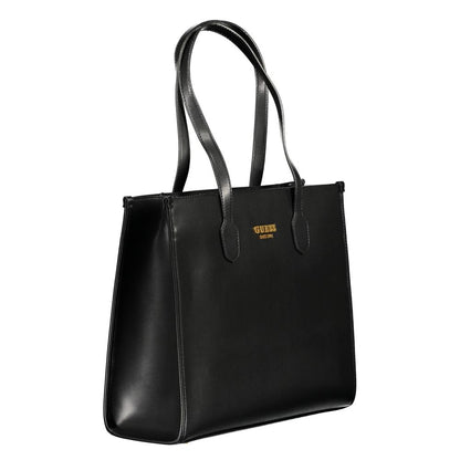 Guess Jeans Black Polyethylene Handbag