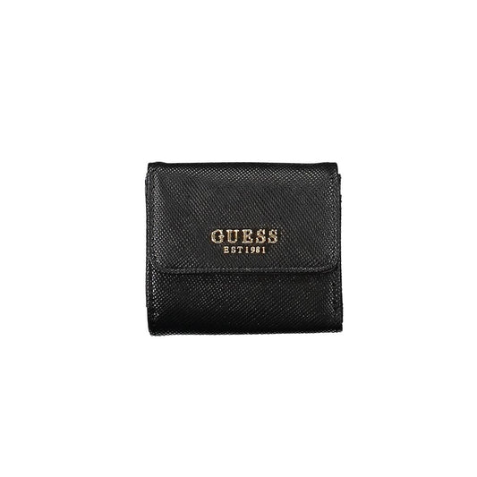 Guess Jeans Black Polyethylene Wallet