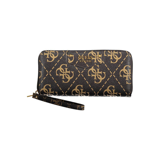 Guess Jeans Brown Polyethylene Wallet