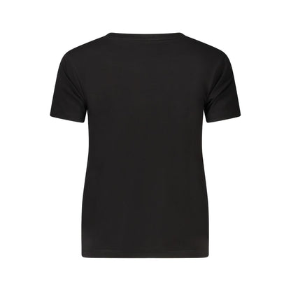 Guess Jeans Black Cotton Tops & T-Shirt