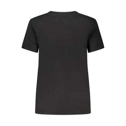Guess Jeans Black Cotton Tops & T-Shirt