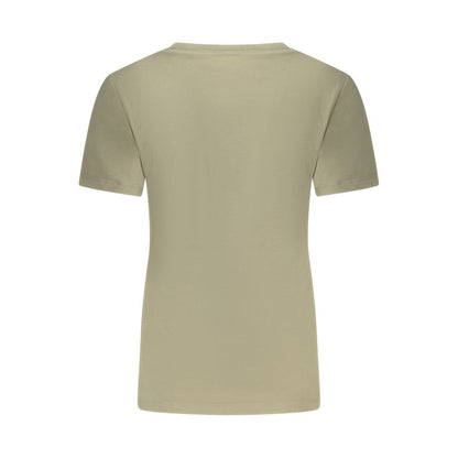 Guess Jeans Green Cotton Tops & T-Shirt