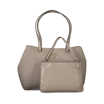 Guess Jeans Beige Polyethylene Women Handbag
