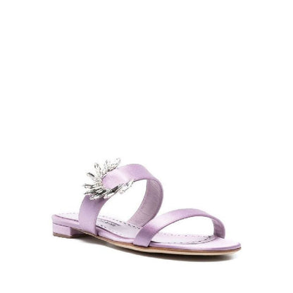 Manolo Blahnik Chivela 010 Flat Sandals