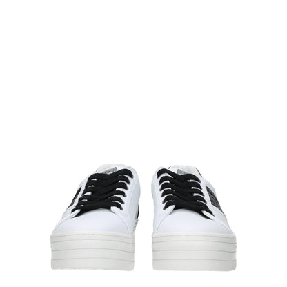Guess White Polyethylene Platform Sneakers