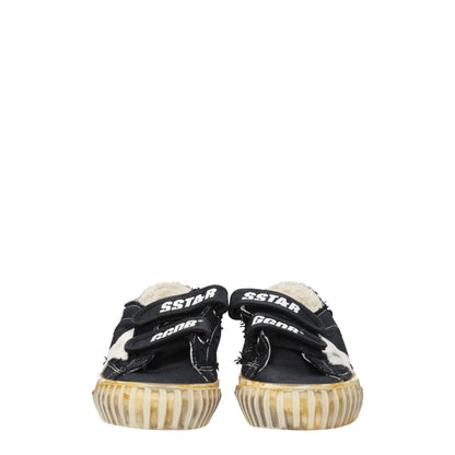 Golden Goose Black Fabric Sneakers
