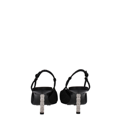 Givenchy Black Fabric High Heel Pumps
