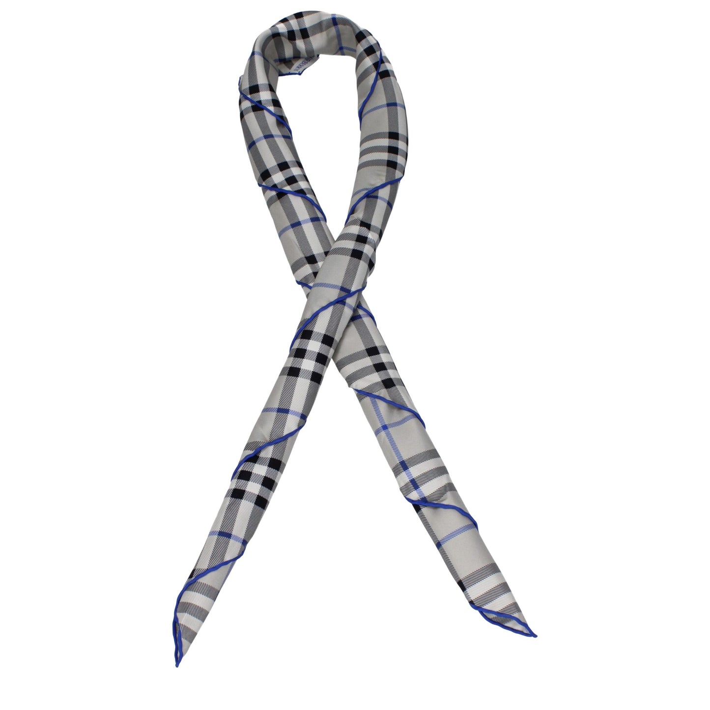 Burberry Gray Silk Foulards
