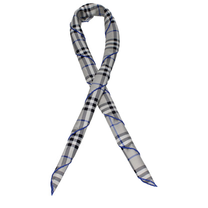 Burberry Gray Silk Foulards