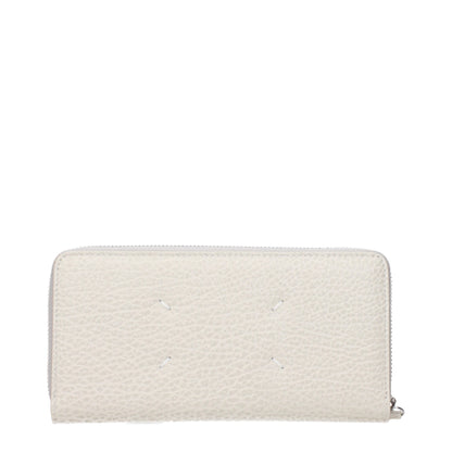 Maison Margiela Beige Leather Wallet