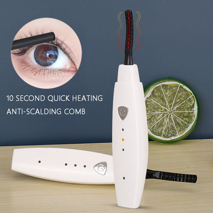 Electric Heated Eyelash Curler USB Rechargeable Eyelashes Curler Quick