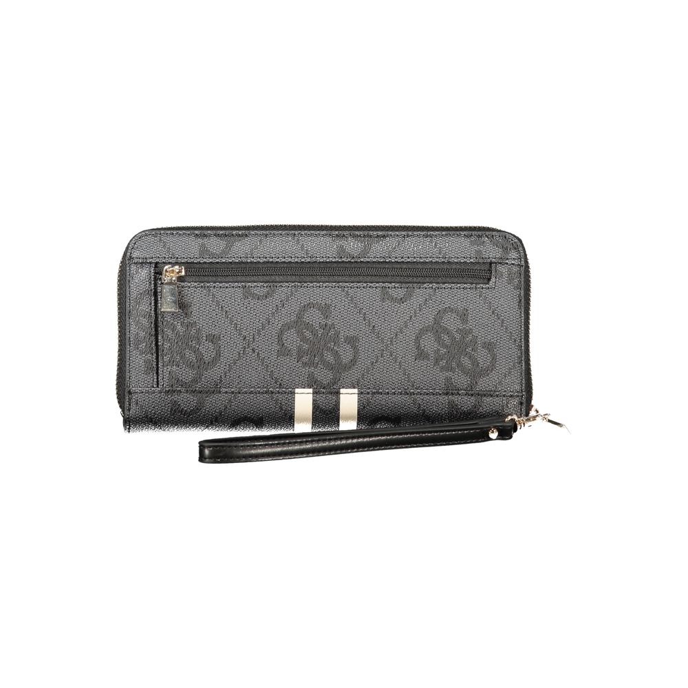 Guess Jeans Black Polyethylene Women Wallet