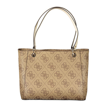 Guess Jeans Beige Polyethylene Women Handbag