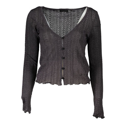 Guess Jeans Gray Viscose Sweater